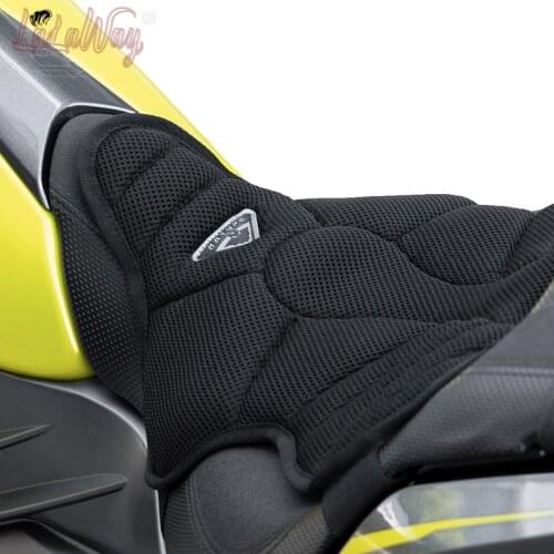 Motorcycle Seat Cushion Cooling Down Seat Pad,Waterproof sunscreen cushion cover, Cushion Large for Cruiser Touring Saddles