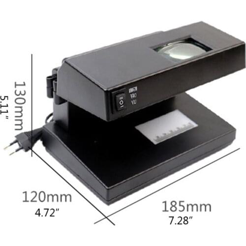 Portable Desktop Bill Money Detector CheckerWith UV WM and Magnifier Dropshipping