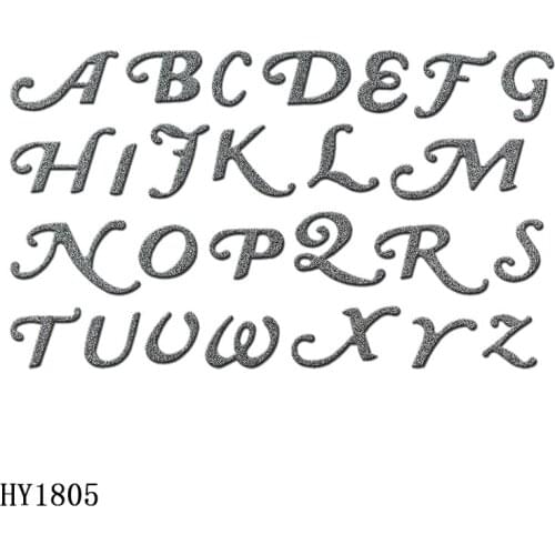26 letters cutting dies new die cut &wooden dies Suitable for common die cutting machines on the market