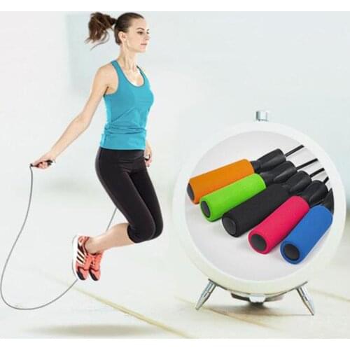 Professional Crossfit Jump Rope Skip Speed Weighted Jump Ropes Anti-Slip Handle Jump Rope Training Workout Equipments