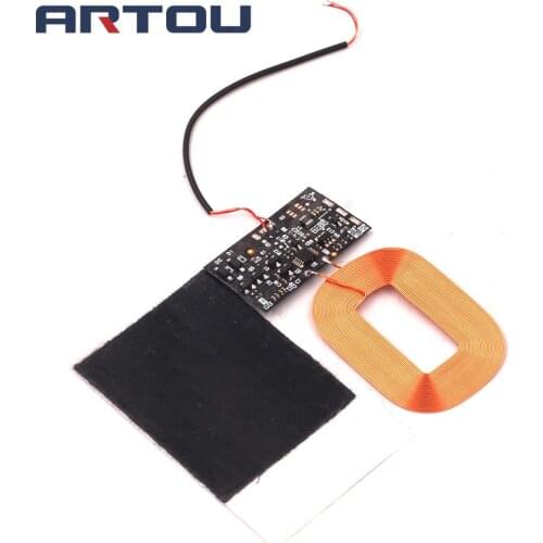 DIY Qi Standard Wireless Charging Coil Receiver Module Circuit Board DIY Coil For Phone For Battery 5V 1A Fast Quick Charger