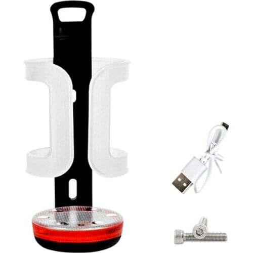 Bike Bottle Holder Bicycle Water Bottle Cage with LED Light Holder Cage Outdoor Sports Portable Kettle Water Bottle Drinkware