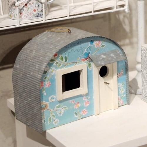 Vintage Decorative Birdhouse Bird Toy