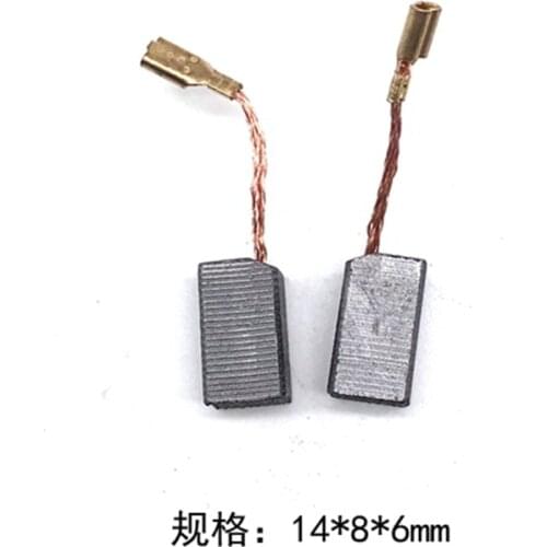14mm x 8mm x 6mm 0.55" x 0.31" x 0.24" Motor Carbon Brush for De walt Angle Grinder 6288