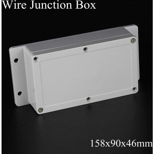 158x90x46mm ABS IP65 Waterproof Plastic Wire Junction Box With Mounted Distribution Enclosure Project Case Electronic Terminal
