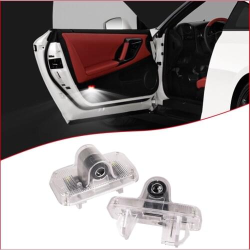 2Pcs For Nissan Teana J31 GT-R R35 Murano Z50 Z51 X-trail T30 T31 Led Car Door Welcome Light Projector Lamp Car Accessories