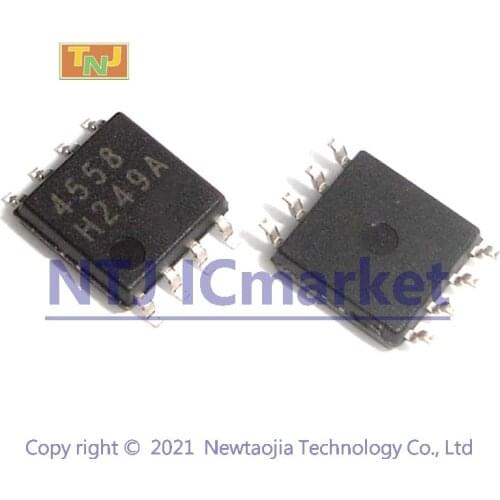 20 PCS NJM4558M WSOP-8 NJM4558 JRC4558 4558 SMD AMPLIFIER IC CHIP