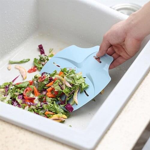 3PCS Kitchen Sink Strainer Drain Catcher Sink Filter Shovel Sink Stopper Sink Strainer Multifunction Shower Hair Strainer Tool