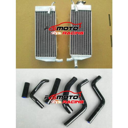 6 PCS Aluminum Radiator + Silicone Hose For Hon-da CR250R CR250 CR 250 R 250R 1988 1989 1990 250cc