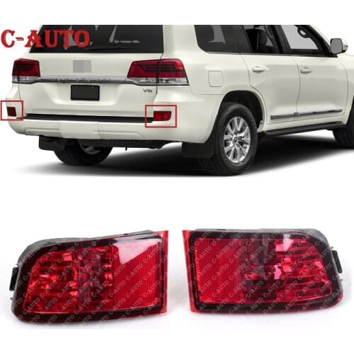 Car Rear Bumper Fog Light Red For Toyota Land Cruiser Prado 120 series GRJ120 TRJ120 FJ120 2002 - 2009 Without Bulb Tail Light