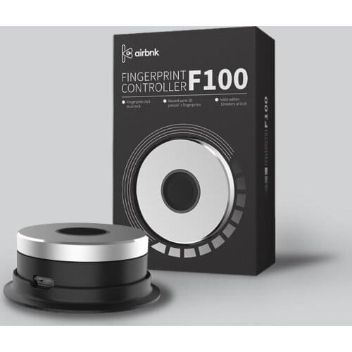 Airbnk F100 wireless battery powered Fingerprint Access Control reader scanner only for Airbnk Smart Lock M530 M300 M510