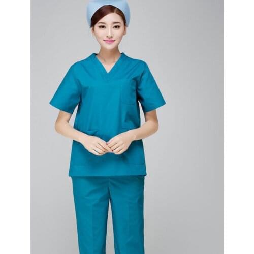 Hospital Scrub Clothes Split Suit Set Work Uniform Hospital Classic Form Foctor Woman Man Nursing Wear Dental Clothing