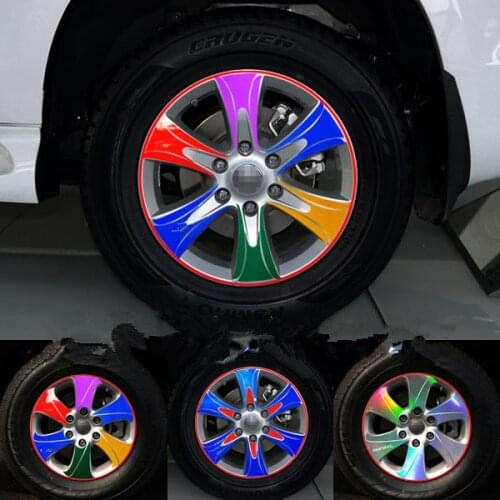 Colors Shiny Reflective 17 Inch Rims /Wheel Stickers For Great Wall Haval H9 BA036A