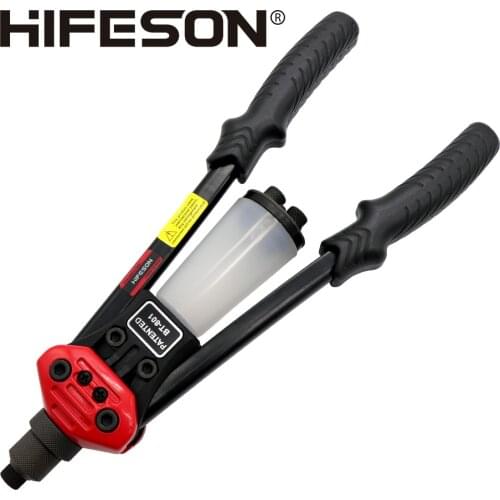 HIFESON Double Hand Manual Blind Rivet Gun BT801/804/806 Nails Rivets Riveter Riveting Tool for 2.4 3.2 4.0 4.8 6.4mm
