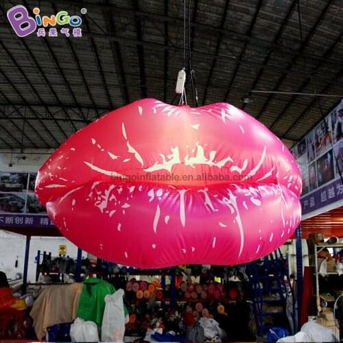 Customized 2m width giant inflatable lips inflatable kissing lips for party/club/event toys