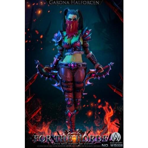 War Story WS008 1/6 Orc Female Assassin For the Horde Female Soldiers to create a movable figure