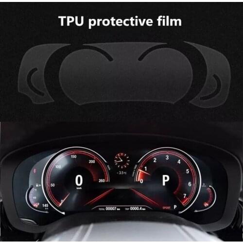 Quality Car TPU Driving Room Dash Board Screen Guard Protection Cover HD Sticker Film For 2018 BMW X3 X4G01 30D Accessories