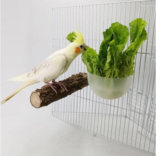 Parrot Bird Hamster Feed Bowl Pet Dog Cat Cage Hanging Bowl Pet Flight Case Drinking Food Feeder Cup Portable Feeding Bowl