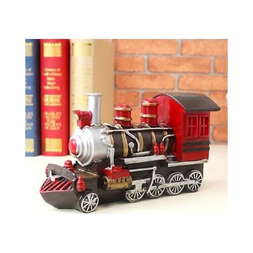 Train piggy bank coin box