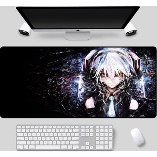 Mairuige A little girl mouse pad dark table pad large size anime rubber keyboard pad