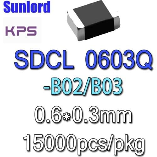 SDCL 0603QB02 Multilayer Chip Ceramic Inductor Bluetooth RF 5G 3C Phone Audio Computer Mobile Office Communication