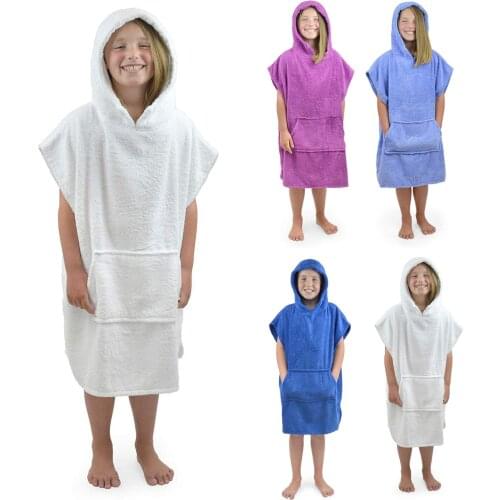 Fashion Toddler Infant Kids Baby Girls Boys Solid Colors Sleeveless Hooded Plush Soft Fleece Bathrobes Warm Robes Homewear#g4