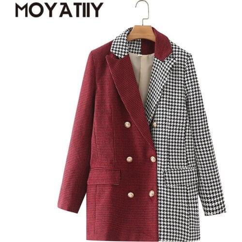 Женские красные куртки MOYATIIY China At AliExpress