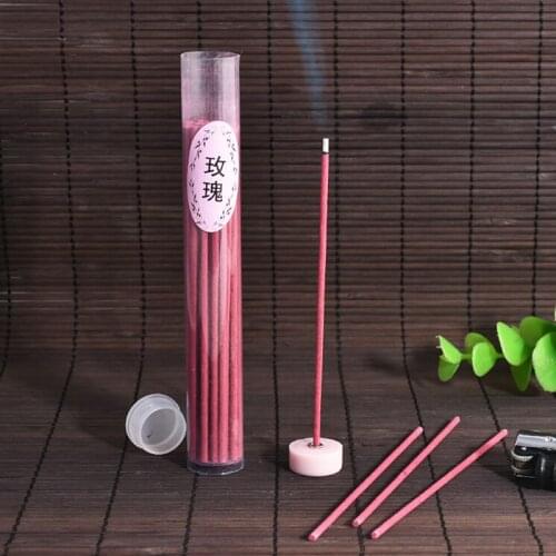 New 1Box New Aromatherapy Scent Incense Burner Candle Fragrance Sticks Natural Aroma Vanilla Sandalwood Rose Air Freshener