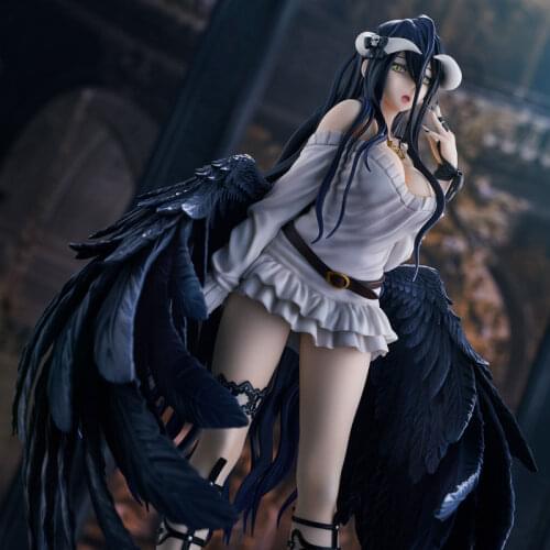 Overlord III Albedo so-bin Ver. Anime Figure Albedo PVC Action Figure Toys Overlord Statue Collection Model Doll Gift 27cm