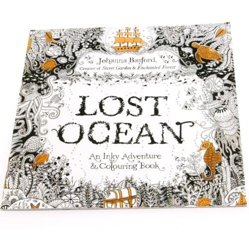 Lost Ocean Drawing Coloring Book Graffiti Books Adult Painting Children New F3ME