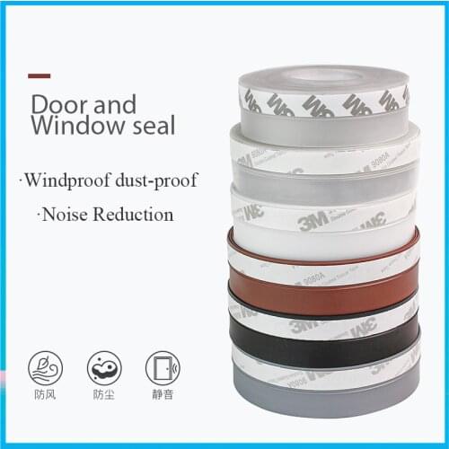 5M Sealing Strip door and window Self-Adhesive Seal strip Silicon Rubber 2019 TOP seam Windproof Silicone