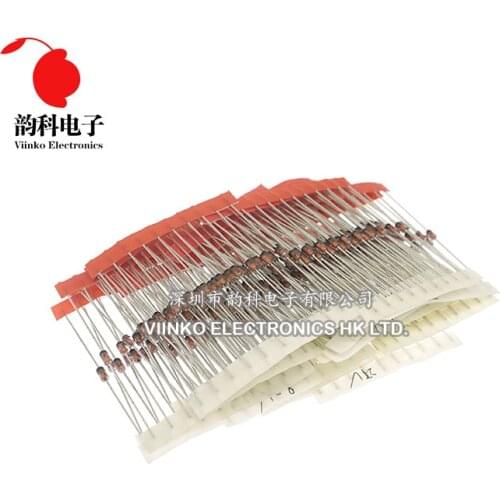 1/2W Zener Diode 0.5W 2V - 47V 34values*10pcs=340pcs Assorted Assortment Set BZX55C Series DIY Kit