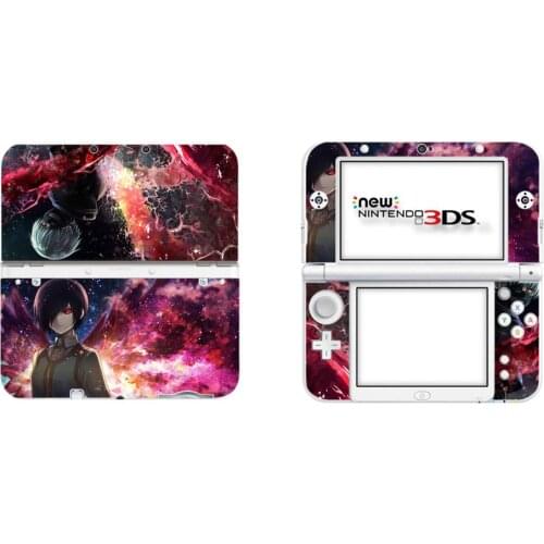 Tokyo Ghoul Full Cover Decal Skin Sticker for NEW 3DS XL Skins Stickers for NEW 3DS LL Vinyl Protector Skin Sticker