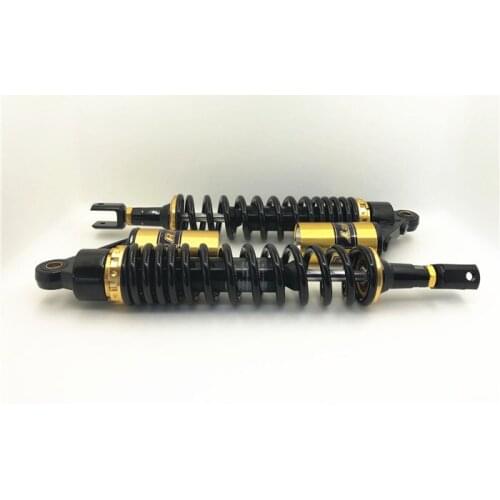 High Quality 390mm 415mm 420mm Motorcycle nitrogen damper 8mm spring air suction for ATV honda suzuki yamahm 1 pair