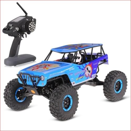 WLtoys 10428 RC Cars 2.4G 1:10 Scale 540 Brushed Motor Remote Control Electric Wild Track Warrior Car Vehicle Toy
