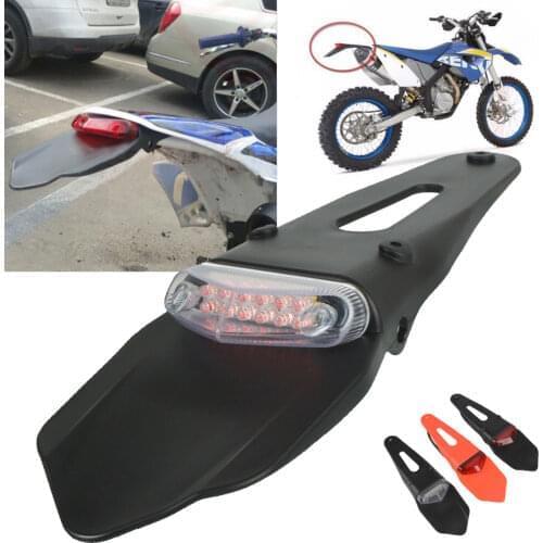 Dirt Bike Rear Fender LED Stop Rear Tail Light FOR HONDA CRF250X CRF450X CRF250R CRF450R CRF450RX CRF 250X 250R 450X 450R 450RX