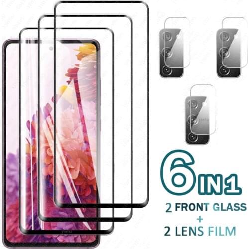 Tempered Glass for Samsung Galaxy S20 FE 2020 9H Hard Safety Protective Glass Screen Protector for A72 A32 A52 5g S21 Plus