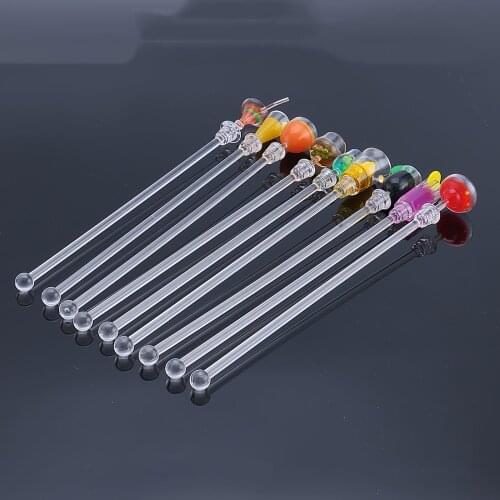 10pcs Cute Cocktail Drink Mixer Bar Stirring Mixing Sticks Puddler Muddler Ladle Stirrer Swizzle Sticks