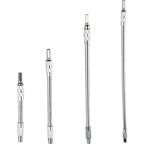 150mm/200mm/300mm/400mm Multi angle Metal Universal Charging Electric Drill Flexible Shaft Bending Shaft Power Tool Accessories