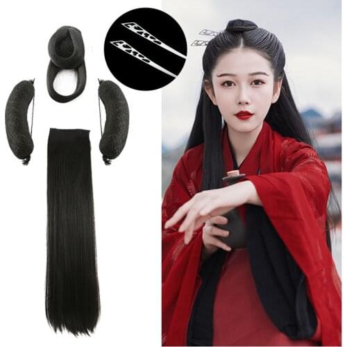 2 colors antique styling princess hair products women warrior cosplay fairy hair set masquerade party supplies