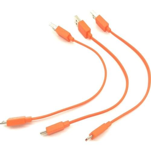 3Pcs Usb Charging Cables Noodle Line Chargers Cable For JBL Reflect Contour Mini BT Synchros Reflect BT Wireless Earphone