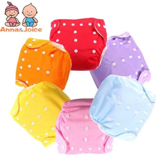 30pcs/lot Summer Design Adjustable Diapers Baby Diaper Childrens Underwear Reusable Nappies Pants Panties for Toilet Training