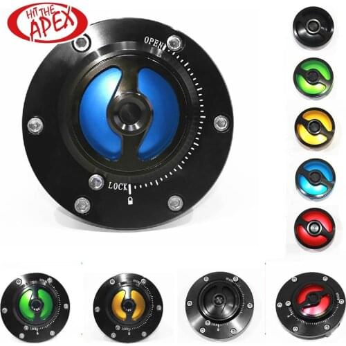 CNC Aluminum Motorcycle Fuel Tank Cap for Triumph Daytona 675 / 675 R 2011-2016 &Speed Triple 1050 Keyless Twist off Gas Cover