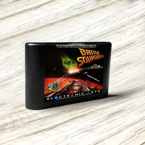 Battle Squadron - EUR Label Flashkit MD Electroless Gold PCB Card forSega Genesis Megadrive Video Game Console