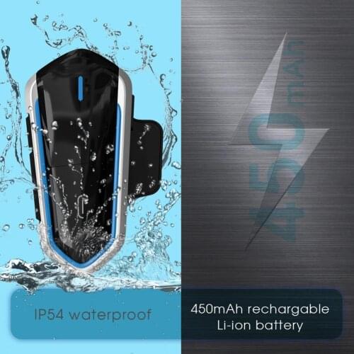 Bluetooth 4.1 Motorcycle Helmet Headset Wireless Hifi Sound Stereo Music Earphones FM Radio Waterproof Sports Earbuds HD Call