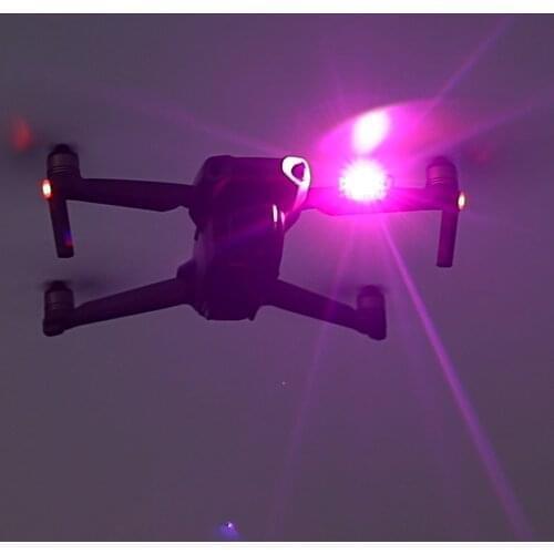 DJI Mavic Air 2S Mini 2 Seven Color Flash Lamp Mavic 2Pro Air2 Night Light 10W Drone Universal Searchlight Accessories