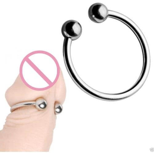 Erotic Bdsm Bondage Metal Aluminum Penis Rings Male Cockrings Adult Metal Penis Ring Sex Toys For Men 6 Sizes Delay Ejaculation