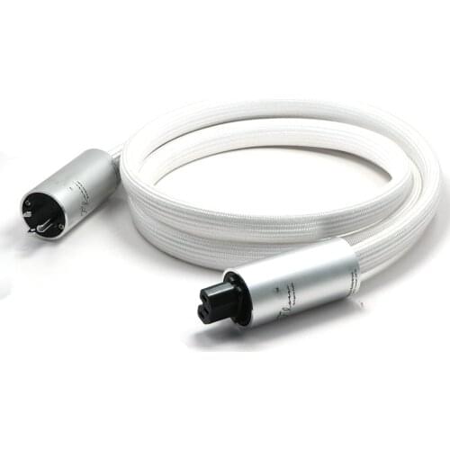 Argento Audio Flow power cord with Rhodium plated US version plugs connection
