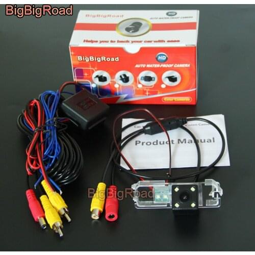 BigBigRoad For Volkswagen Scirocco / SEAT Ibiza Leon Alhambra Altea Car Rear View Backup Camera Waterproof CCD Parking Camera