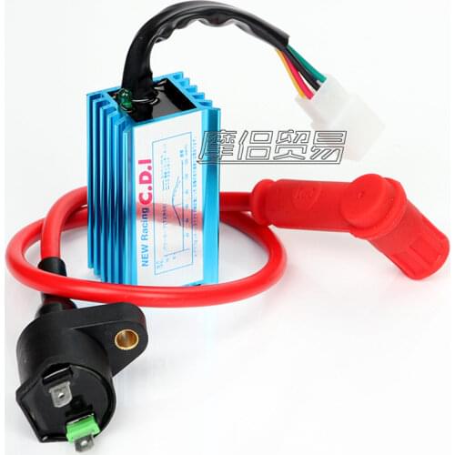 Performance 6 pin AC Racing CDI Box Ignition Coil For GY6 50cc 125cc 150cc 139QMB 152QMI 157QMJ Scooter Moped ATV Free Shipping